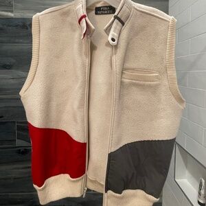 Vintage Moto Racer Style Vest